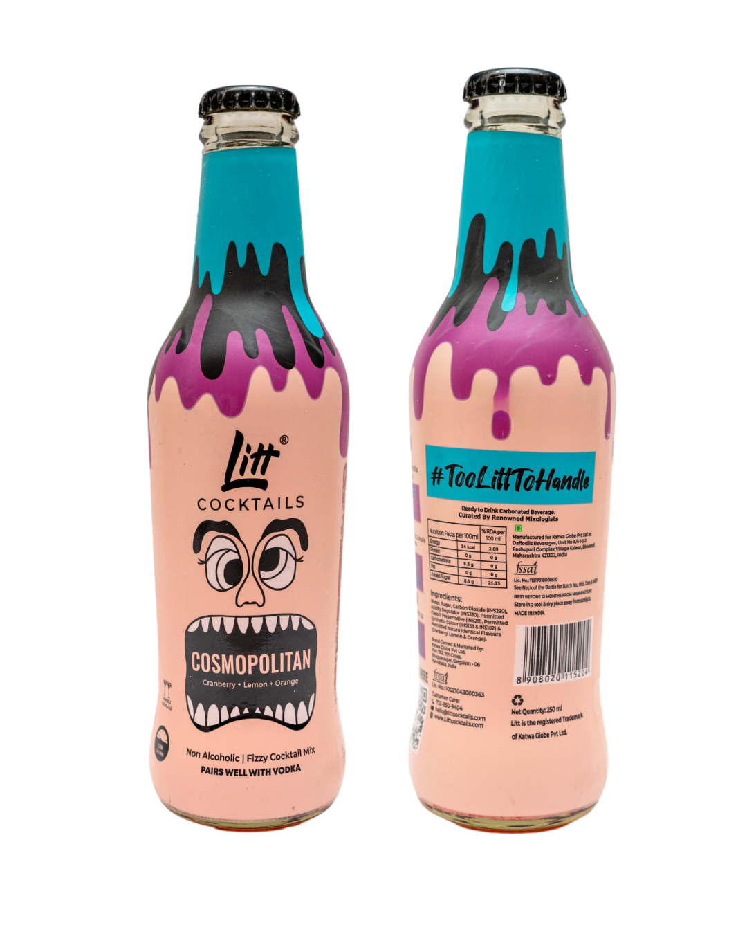 Cosmopolitan Fizzy Cocktail Mixers Pack Of 4