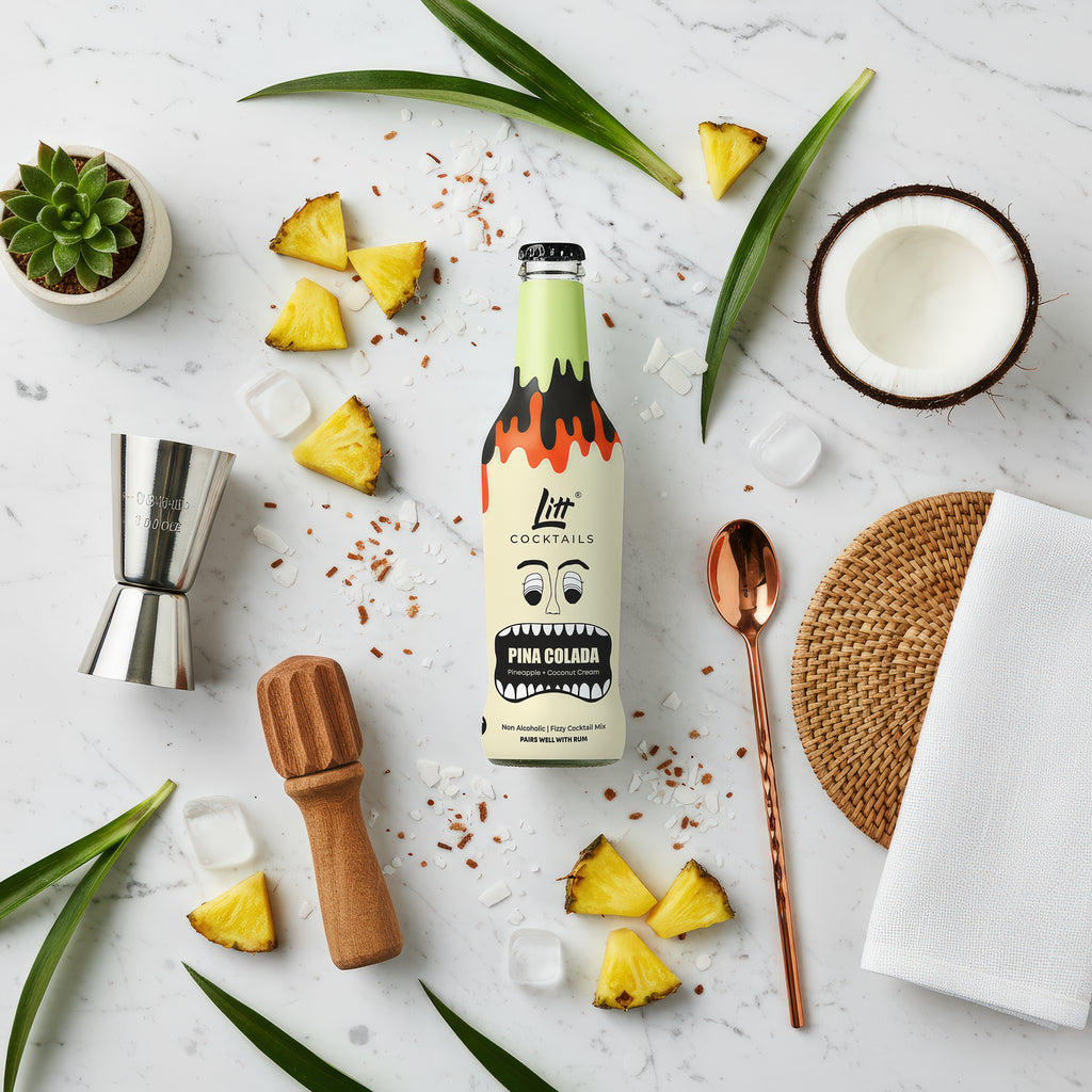 Piña Colada Fizzy cocktail mixer Pack Of 4