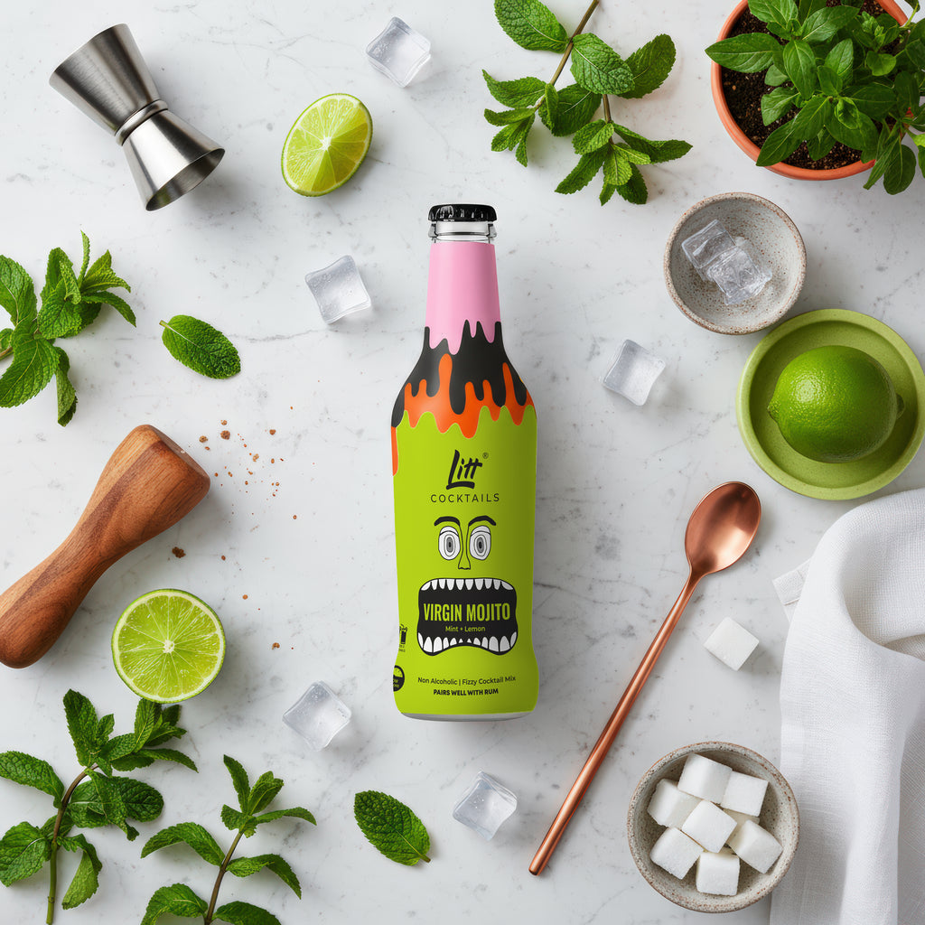 Virgin Mojito Fizzy Cocktail Mixers Pack Of 4