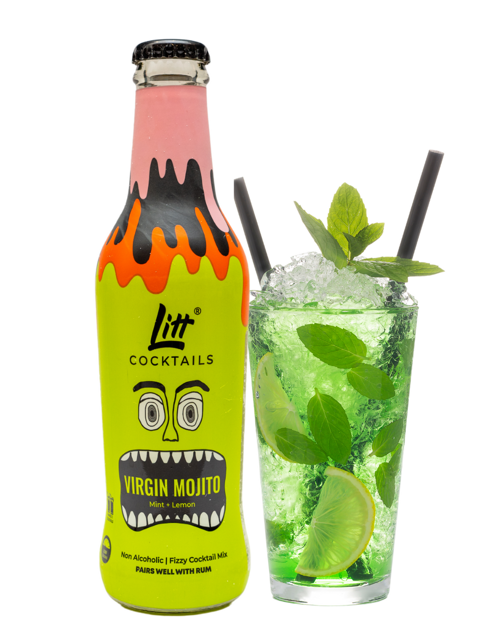 Virgin Mojito Fizzy Cocktail Mixers Pack Of 4