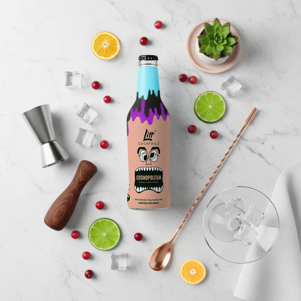 Cosmopolitan Fizzy Cocktail Mixers Pack Of 4