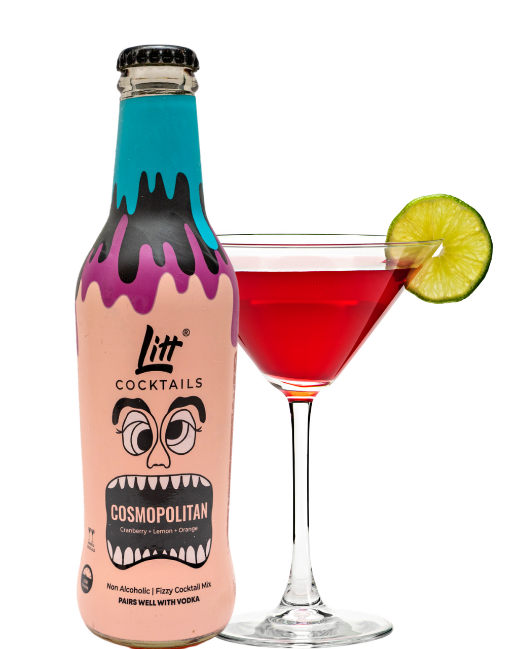 Cosmopolitan Fizzy Cocktail Mixers Pack Of 4