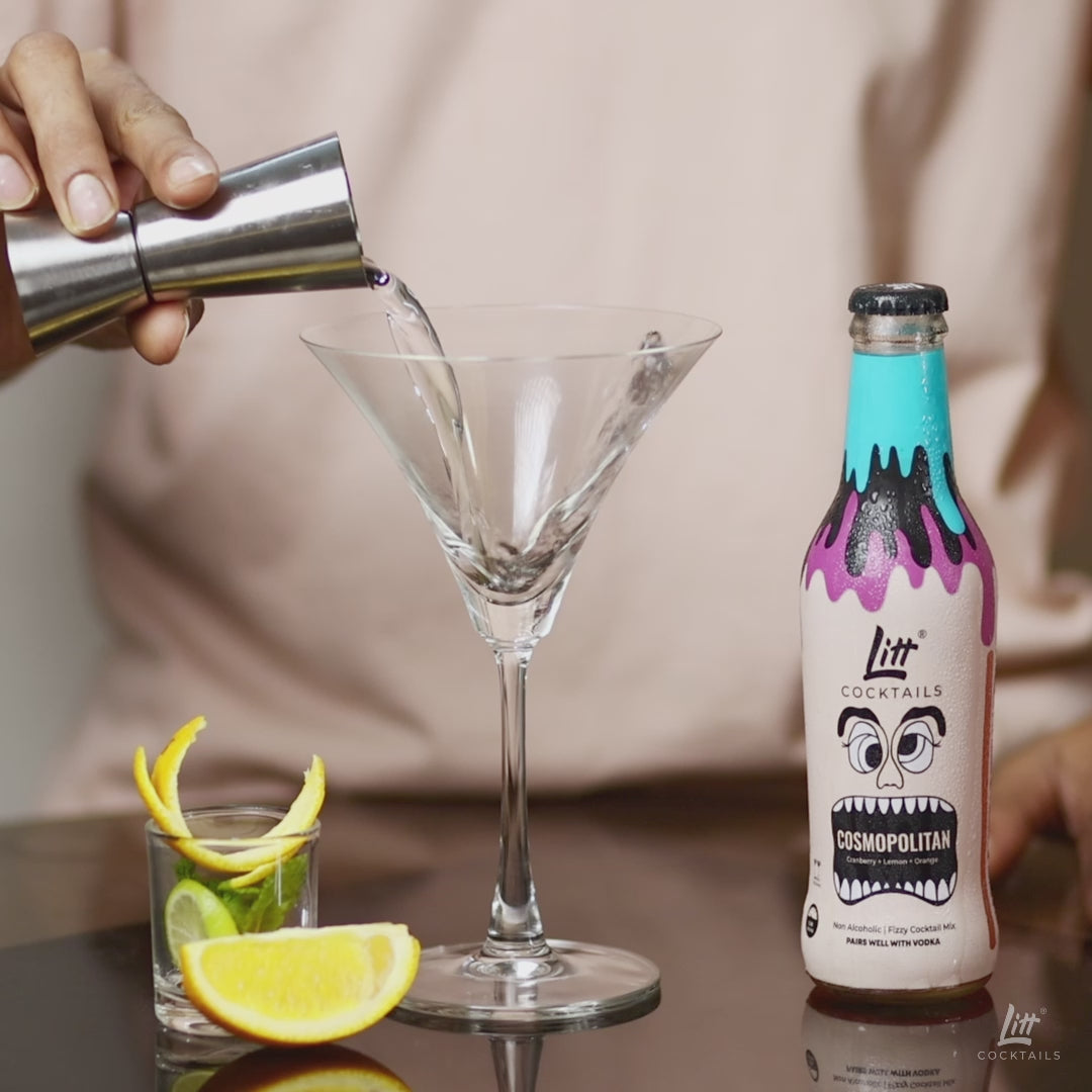 Cosmopolitan Fizzy Cocktail Mixers Pack Of 4