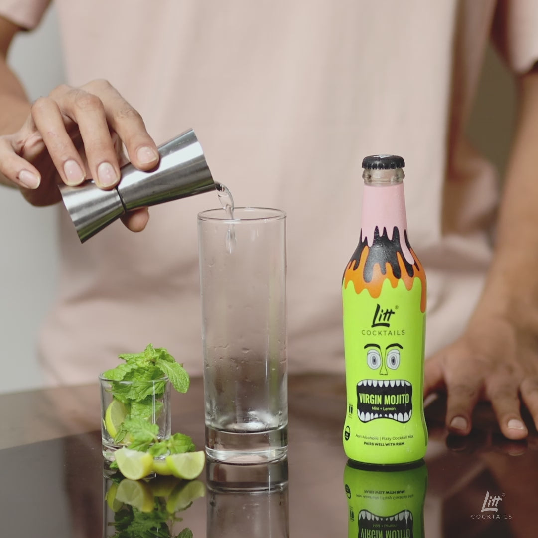 Virgin Mojito Fizzy Cocktail Mixers Pack Of 4