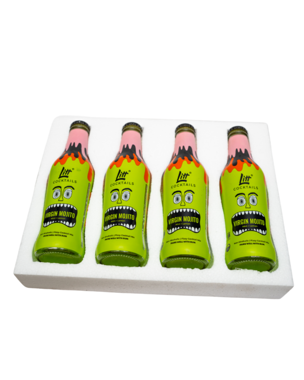 Virgin Mojito Fizzy Cocktail Mixers - Pack of 4