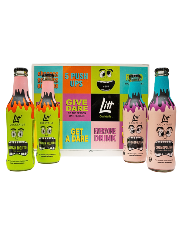 Assorted Fizzy Cocktail Mixers - Pack of 4 - Image 3